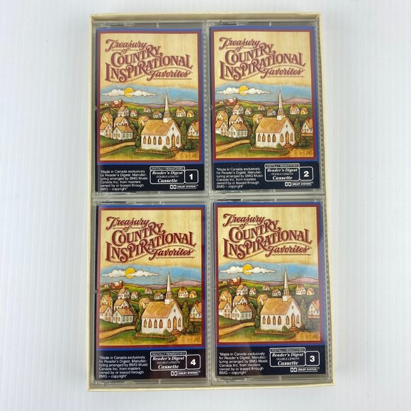 Readers Digest Treasury of Country Inspirational Favorites 4 Cassette Boxed Set - Picture 2 of 10